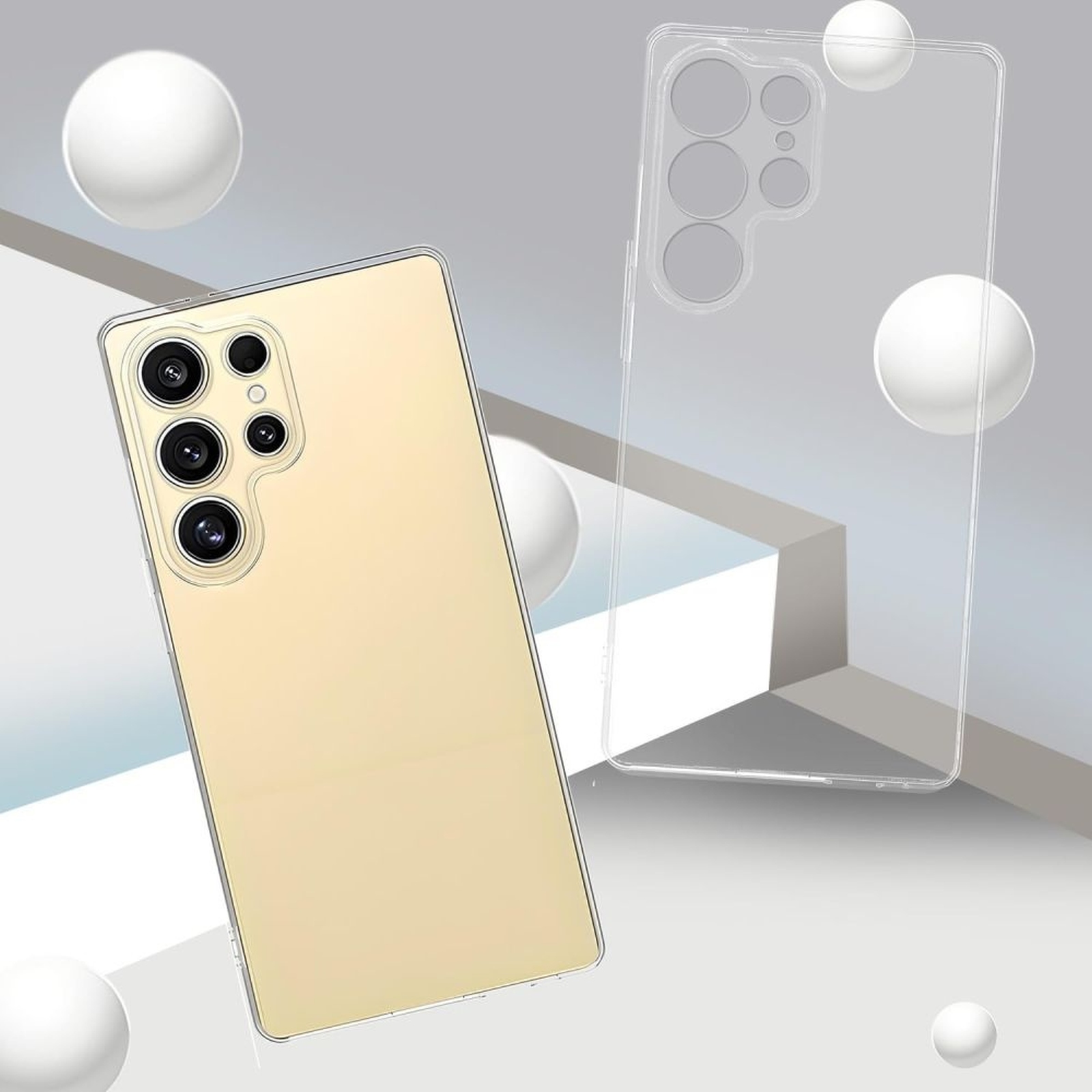 "samsung Galaxy S26 Ultra Flexair" Dangtelio įmautė - Skaidri