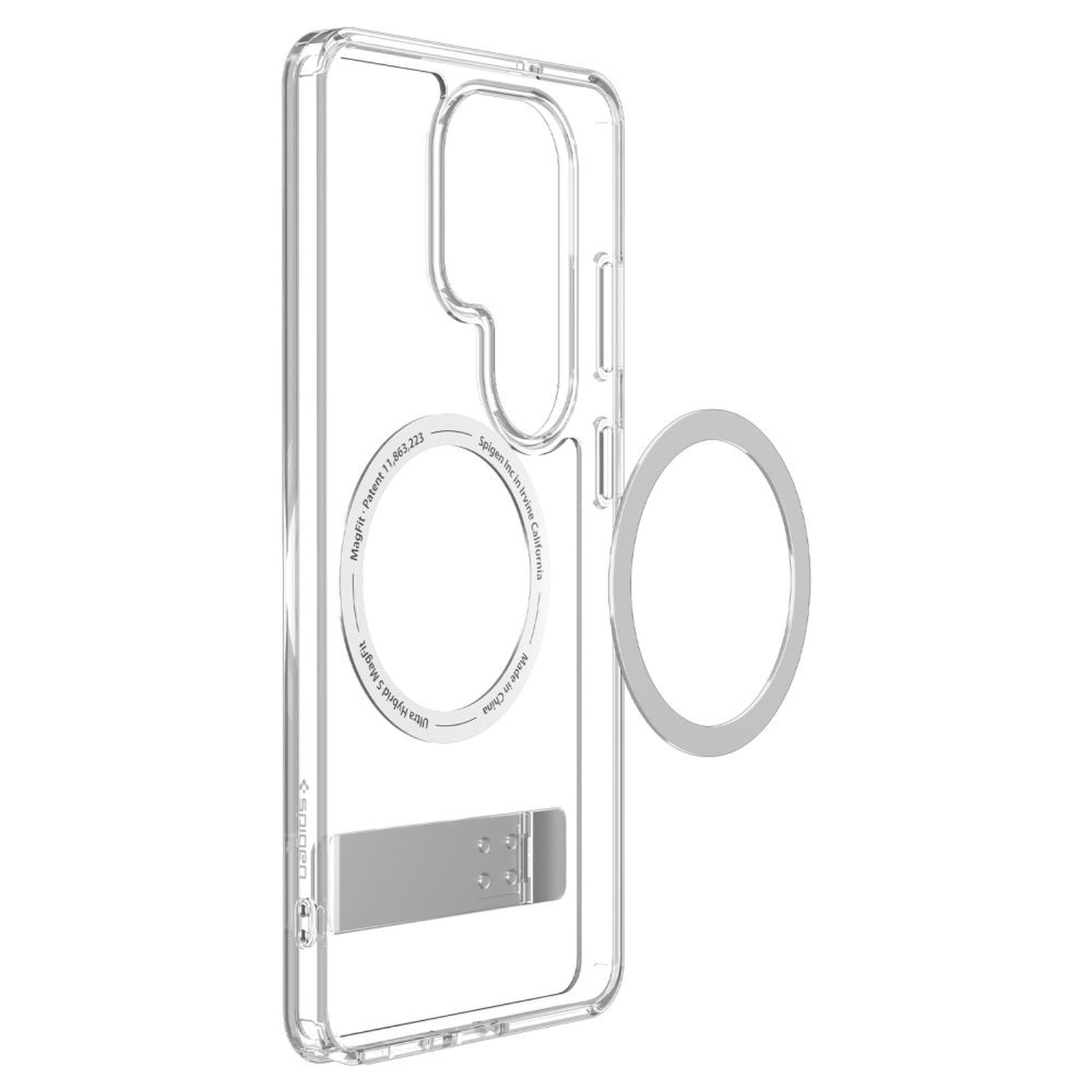 "samsung Galaxy S26 Ultra Hybrid S Magsafe" Dėklas - Skaidrus, Baltas