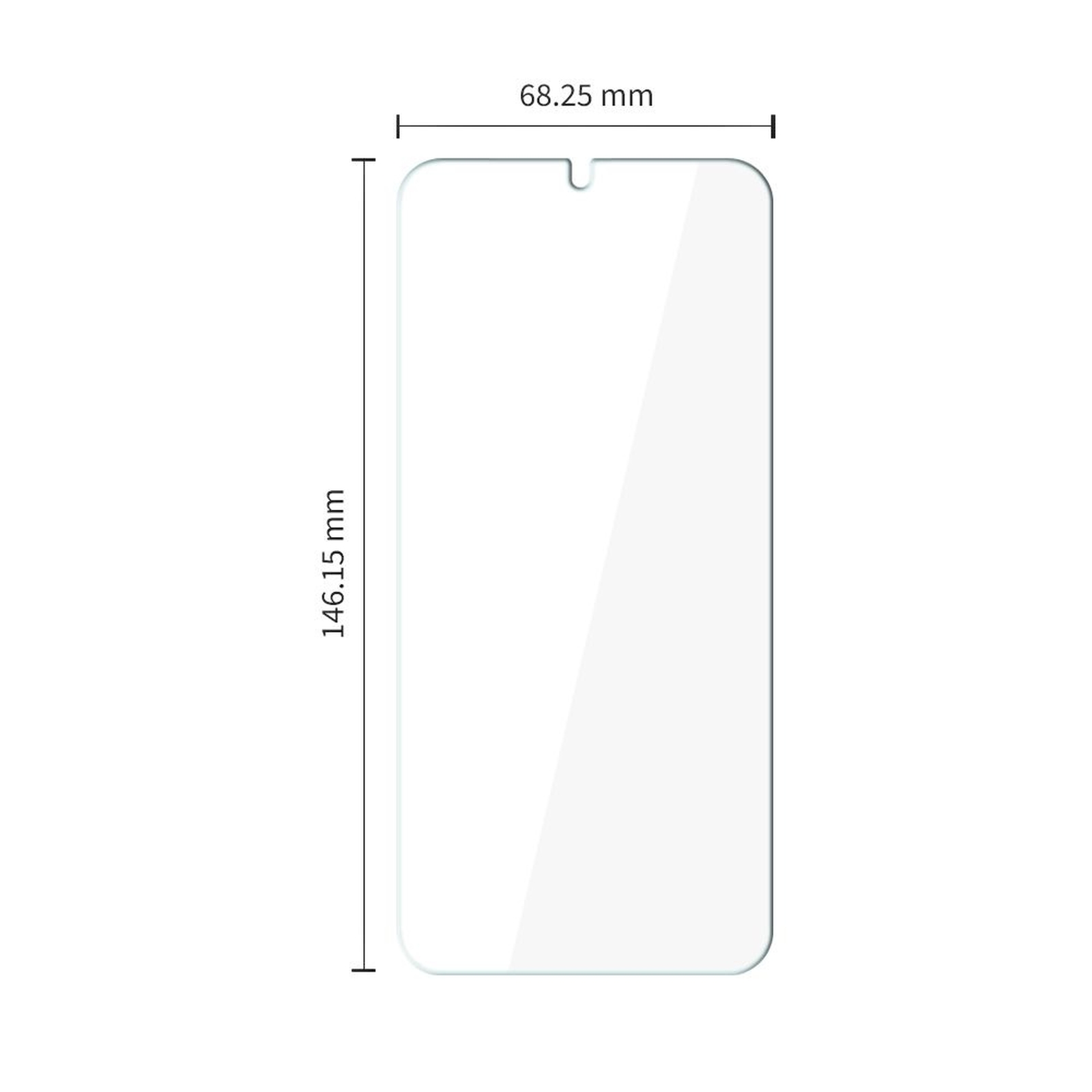 "samsung Galaxy S26 Glass Fit+" Grūdintas Stiklas - 2 Vnt.
