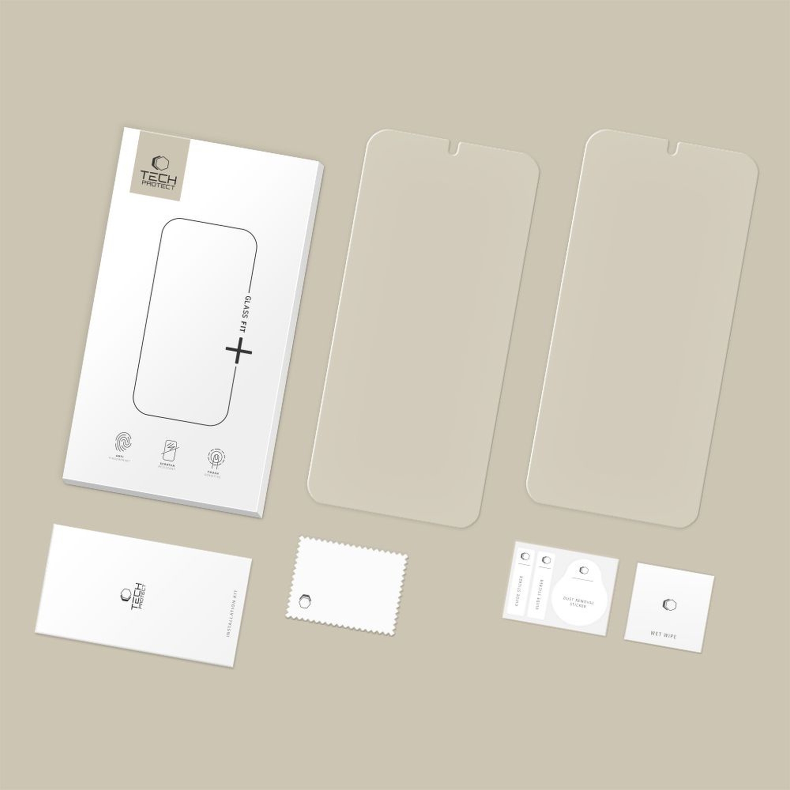"samsung Galaxy S26 Glass Fit+" Grūdintas Stiklas - 2 Vnt.