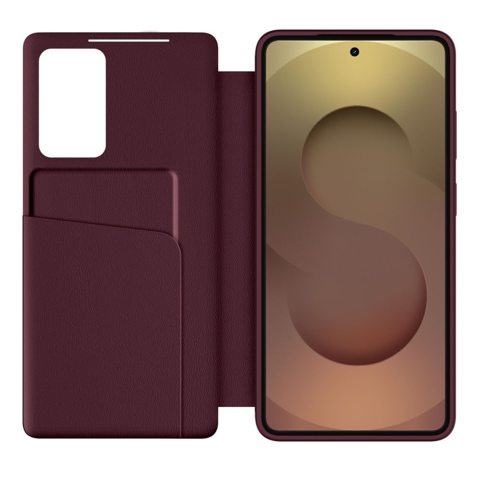 "samsung Galaxy S26 Smart Wallet" Dėklas - Bordo Spalvos
