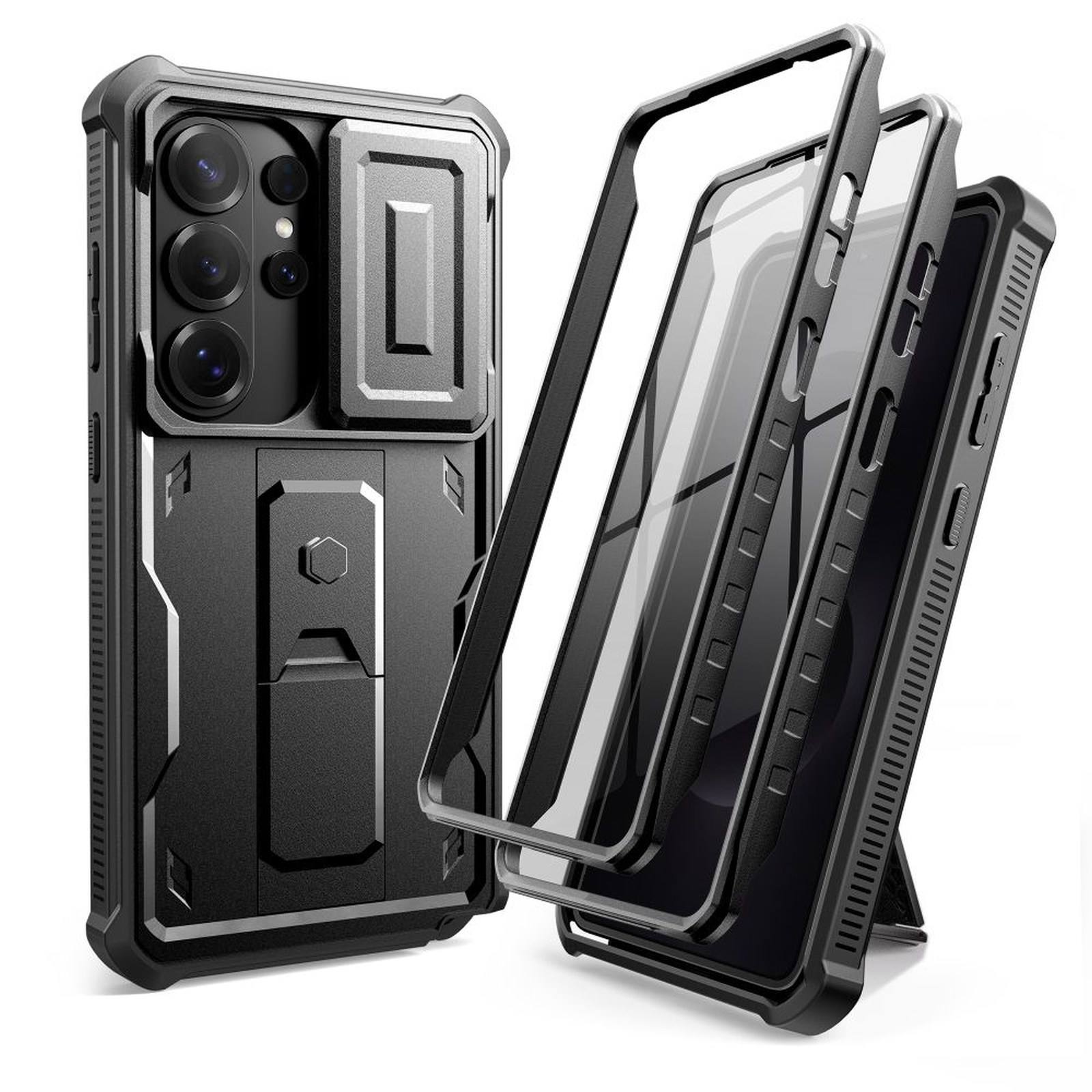Dėklas "samsung Galaxy S26 Ultra Kevlar Cam+" - Juodas