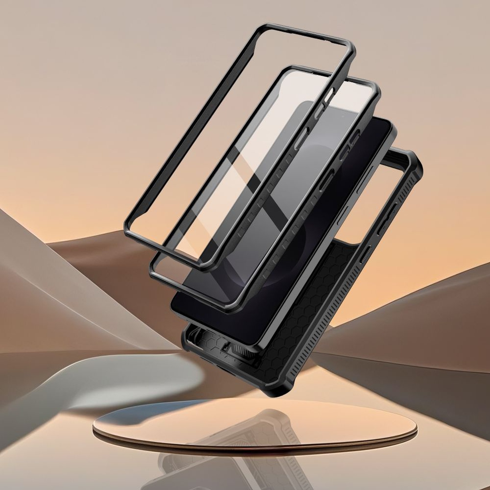 Dėklas "samsung Galaxy S26 Ultra Kevlar Cam+" - Juodas