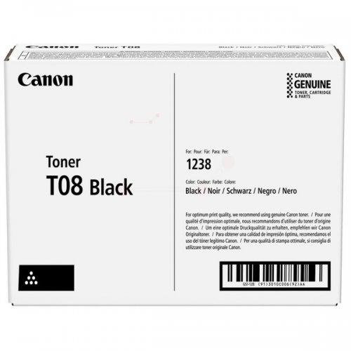 Canon T08 (3010C006) Lazerinė kasetė, Juoda (SPEC)