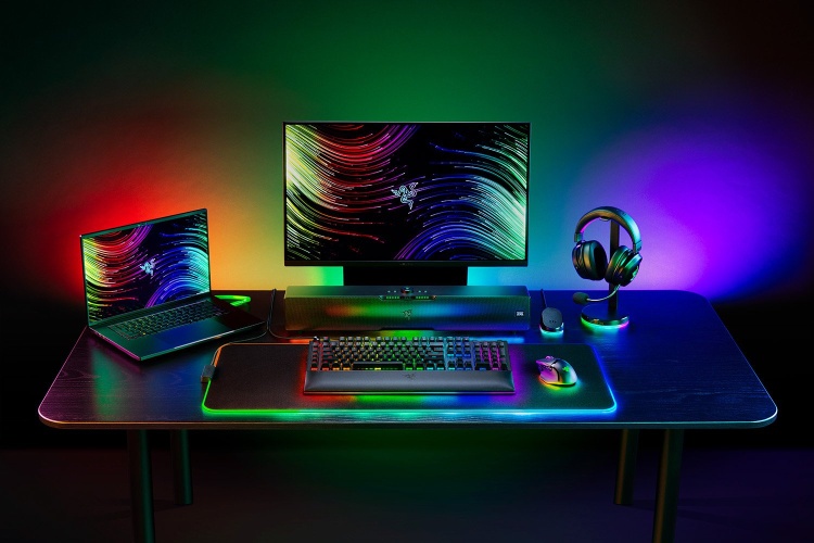 Razer BlackWidow V4 Pro Žaidimų klaviatūra laidinė, USB QWERTY, US, Green Switch, Juoda