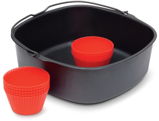 Philips Airfryer Accessory Essential XL HD9945/01 Essential XL Kepimo rinkinys, Black/Red