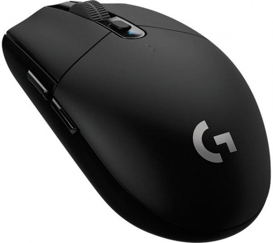 Logitech G305 Lightspeed Belaidė žaidimų pelė, RF Wireless + Bluetooth, 12000 DPI, Juoda