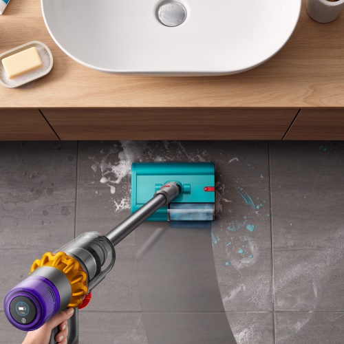 Dyson V15s Detect Submarine Belaidis dulkių siurblys, Nickel/Yellow