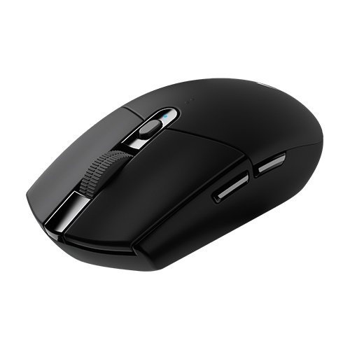 Logitech G305 Lightspeed Belaidė žaidimų pelė, RF Wireless + Bluetooth, 12000 DPI, Juoda