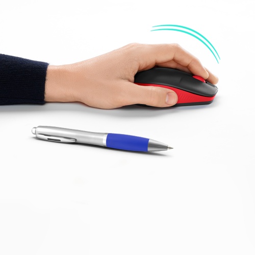 Logitech M190 Full-Size Belaidė pelė, RF Wireless, 1000 DPI, Raudona (SPEC)