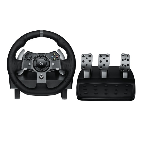 Logitech G920 Driving Force Žaidimų vairas ir pedalai, skirta Xbox Series X|S /Xbox One/PC, Juoda