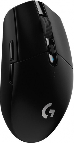 Logitech G305 Lightspeed Belaidė žaidimų pelė, RF Wireless + Bluetooth, 12000 DPI, Juoda