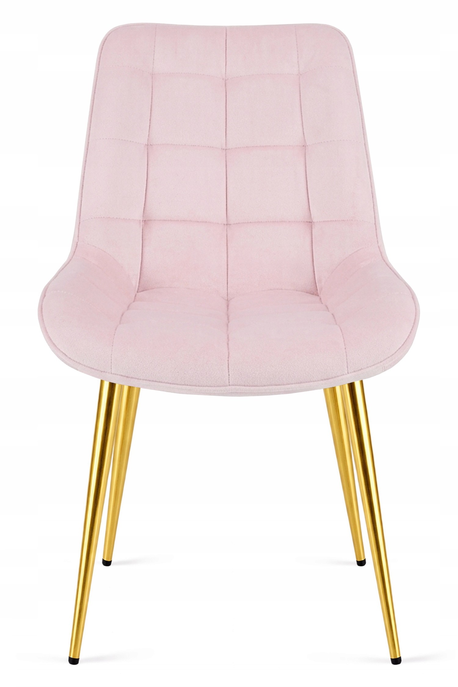 Bera Kėdė - šviesiai Rausvas Aksomas / Auksinės Kojos X 2