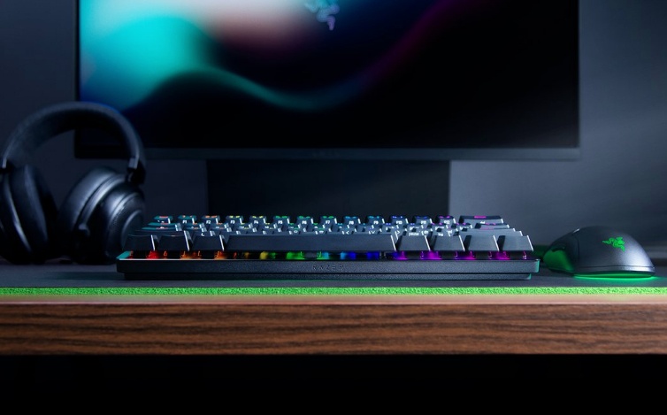Razer Huntsman Mini Laidinė žaidimų klaviatūra, USB, RGB LED, US Int, Linear Optical Switch, Juoda
