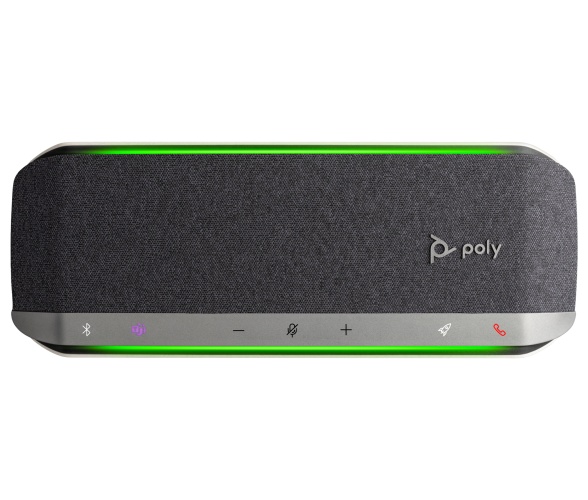 Poly Sync 40 MS Teams Belaidis Konferencinis garsiakalbis, Bluetooth, USB-A/USB-C, Silver