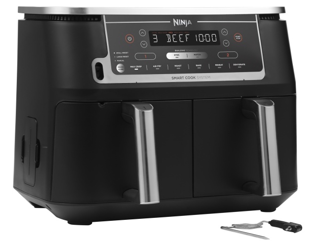 Ninja AF451EU Karšto oro gruzdintuvė 9.5 L, 2470 W, Juoda
