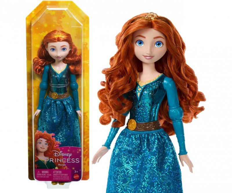 Mattel Hlw13 Disney Princesė Merida Drąsioji Lėlė