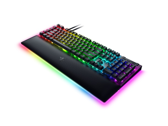 Razer BlackWidow V4 Pro Žaidimų klaviatūra laidinė, USB QWERTY, US, Green Switch, Juoda