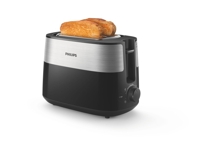 Philips Daily Collection HD2516/90 Skrudintuvas, 830 W, Juoda/Sidabrinė