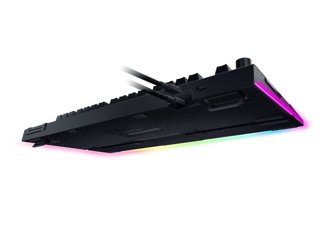 Razer BlackWidow V4 Pro Žaidimų klaviatūra laidinė, USB QWERTY, US, Green Switch, Juoda