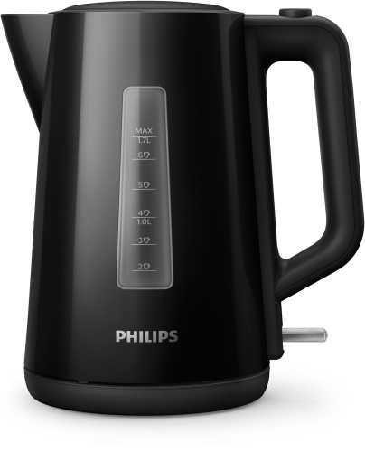 Philips 3000 Series HD9318/20 Elektrinis virdulys, 1.7 L, 2200 W, Juoda