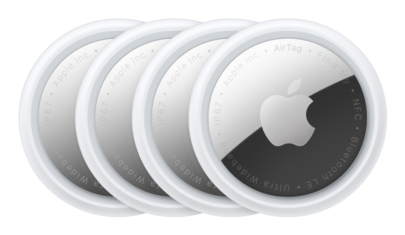 Apple MX542LL/A AirTag (4-Pack) Bluetooth, Ultra Wideband, Balta