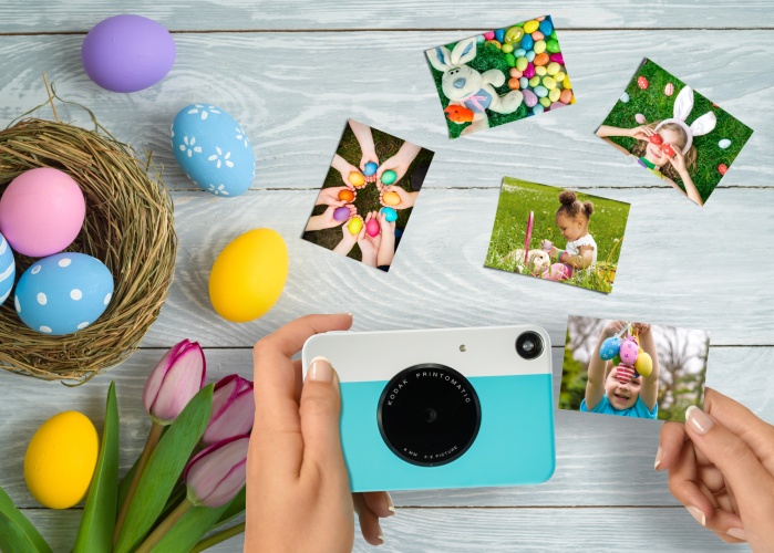 Kodak PRINTOMATIC Momentinis fotoaparatas, 2x3'', Mėlyna