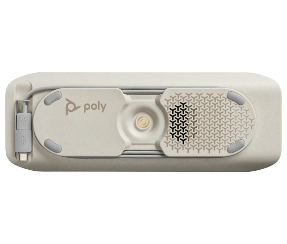 Poly Sync 40 MS Teams Belaidis Konferencinis garsiakalbis, Bluetooth, USB-A/USB-C, Silver