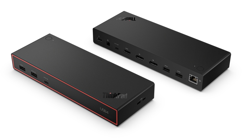 Lenovo ThinkPad USB4 Dock 5000 (40BF0100EU) Jungčių stotelė, Eclipse Black