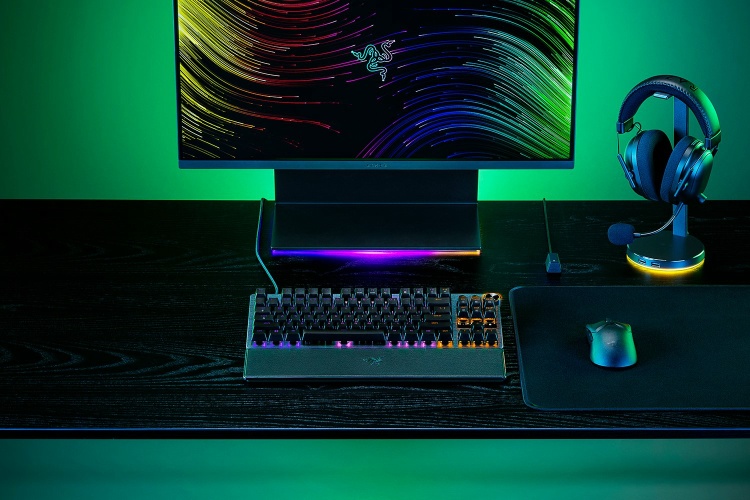 Razer Huntsman V3 Pro Tenkeyless Laidinė žaidimų klaviatūra RGB, US, Juoda