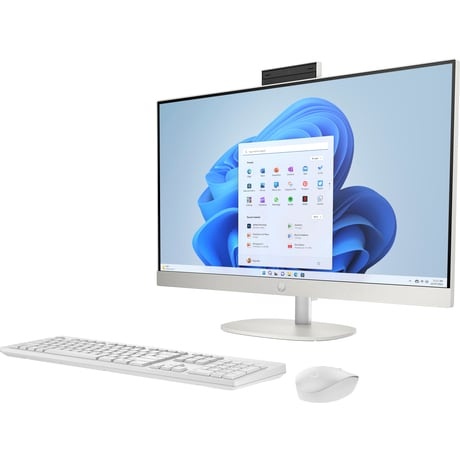 HP AiO 27-cr0052ny Kompiuteris 27'' FHD AMD Ryzen 5 7520U 16GB 512GB SSD AMD Radeon W11H Shell White