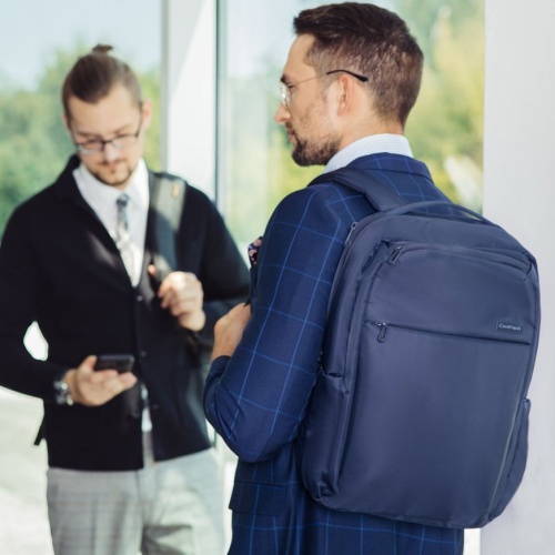 Verslo klasės kuprinė CoolPack Bolt garstyčių spalvos