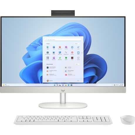 HP AiO 27-cr0052ny Kompiuteris 27'' FHD AMD Ryzen 5 7520U 16GB 512GB SSD AMD Radeon W11H Shell White