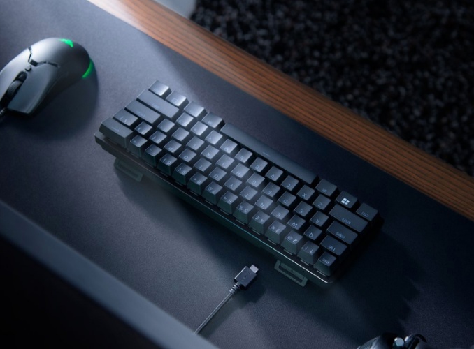 Razer Huntsman Mini Laidinė žaidimų klaviatūra, USB, RGB LED, US Int, Linear Optical Switch, Juoda