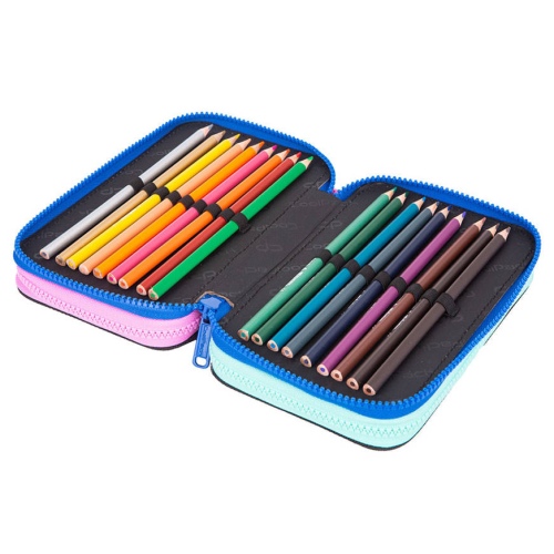 Forminis trijų skyrių penalas su priedais CoolPack Jumper 3 TENNIS STAR