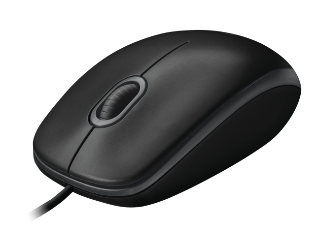 Logitech B100 Laidinė pelė, USB Type-A, Optical, 800 DPI, Juoda