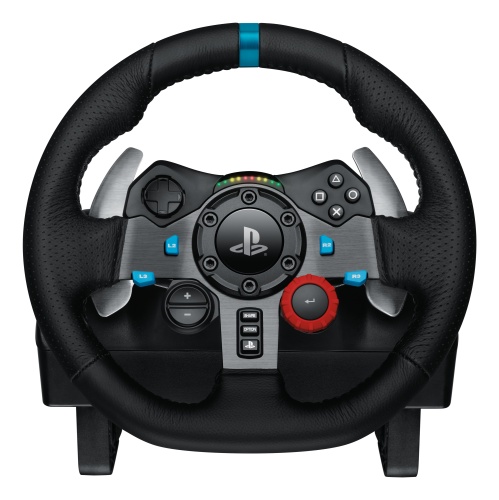 Logitech G29 Driving Force Žaidimų vairas ir pedalai + G435 Ausinės, skirta PC, PS3, PS4, PS5, Juoda