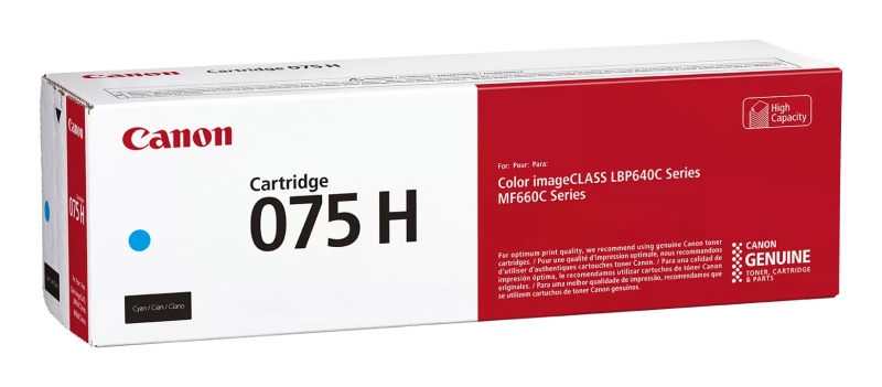 Canon CRG 075H C (6368C002) Lazerinė kasetė, Žydra