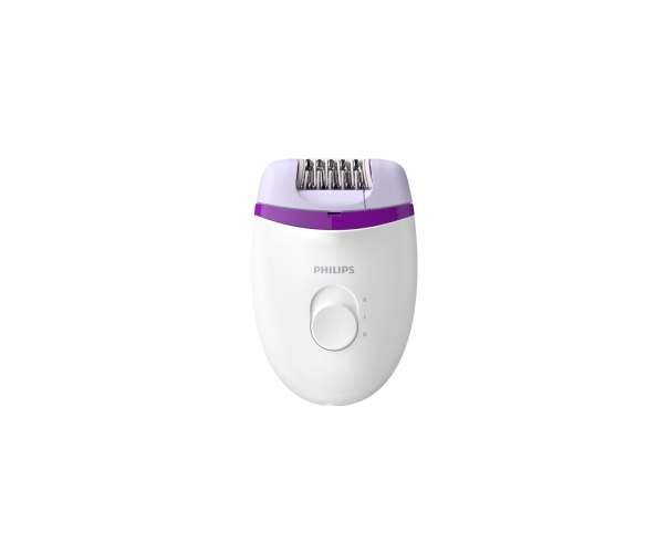 Philips Satinelle Essential BRE225/00 Kompaktiškas laidinis epiliatorius, Violetinė/Balta