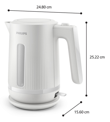 Philips 3000 Series HD9411/00 Elektrinis virdulys 1.7 L, 2200 W, Balta