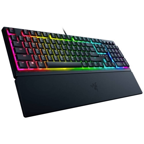 Razer Ornata V3 Laidinė žaidimų klaviatūra RGB, Mecha Membrane Switch, DE, Juoda