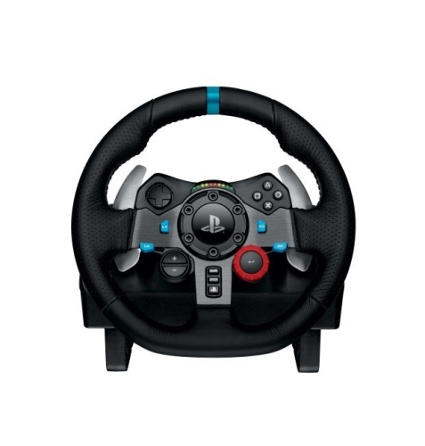 Logitech G29 Driving Force Žaidimų vairas ir pedalai + Ausinės Astro A10, for PC, PS5, PS4, Juoda