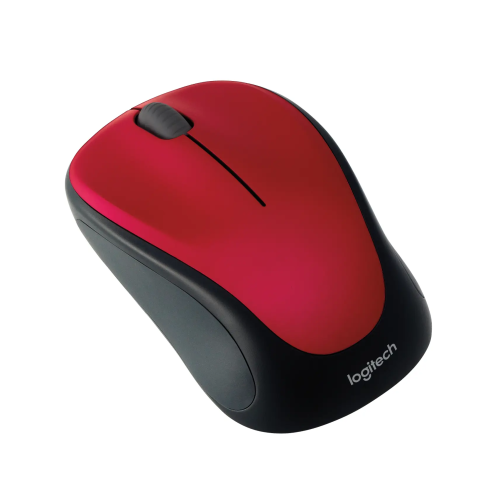 Logitech M235 Belaidė pelė, RF Wireless, 1000 DPI, Raudona/Juoda