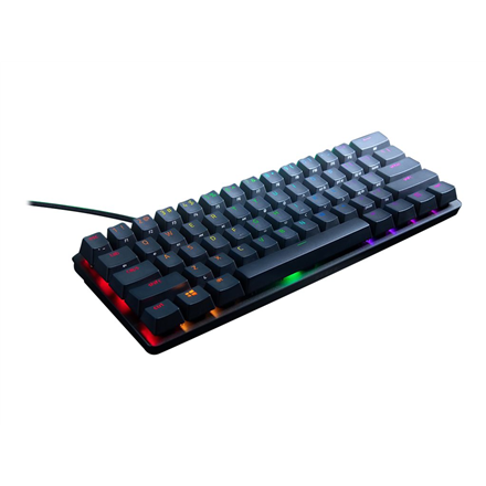 Razer Huntsman Mini Laidinė žaidimų klaviatūra, USB, RGB LED, US Int, Linear Optical Switch, Juoda