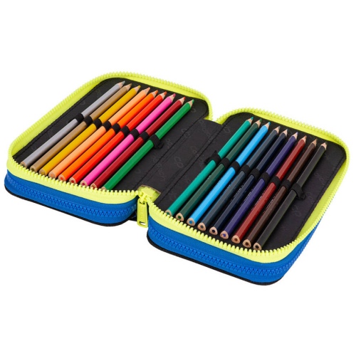 Forminis trijų skyrių penalas su priedais CoolPack Jumper 3 ATLANTIS