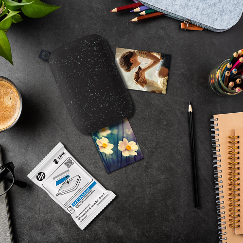 HP Sprocket 2x3'' 5x7.6 cm 50 Lapų Zink Sticky Fotopopierius