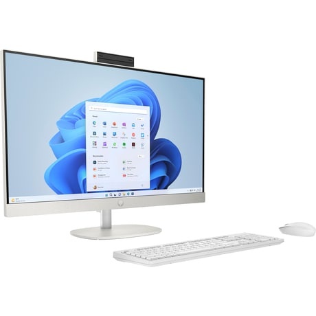 HP AiO 27-cr0052ny Kompiuteris 27'' FHD AMD Ryzen 5 7520U 16GB 512GB SSD AMD Radeon W11H Shell White