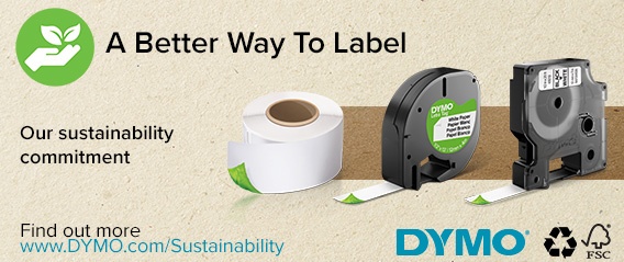 Dymo 45019 (S0720590) Juostelė 12mm x 7m, Black on Green