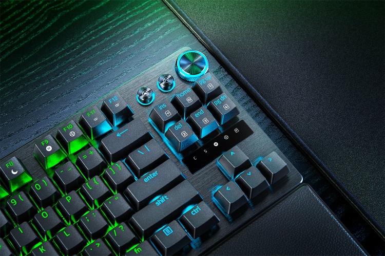 Razer Huntsman V3 Pro Tenkeyless Laidinė žaidimų klaviatūra RGB, US, Juoda