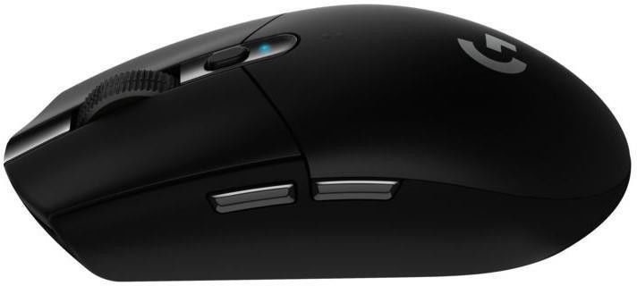 Logitech G305 Lightspeed Belaidė žaidimų pelė, RF Wireless + Bluetooth, 12000 DPI, Juoda